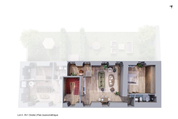 LOT-4_R+1-DROITE_PLAN-AXONOMETRIE