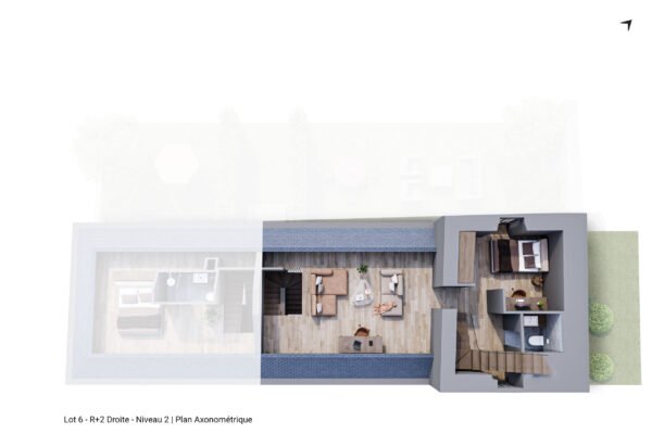 LOT-6_R+2_DROITE_NIVEAU-2_PLAN AXONOMETRIE